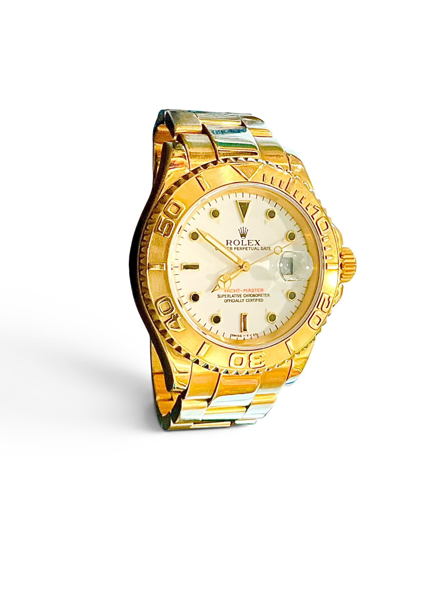 Rolex Yacht-Master 18K Yellow Gold Men's Watch — Model 16628, Ca. 1998
